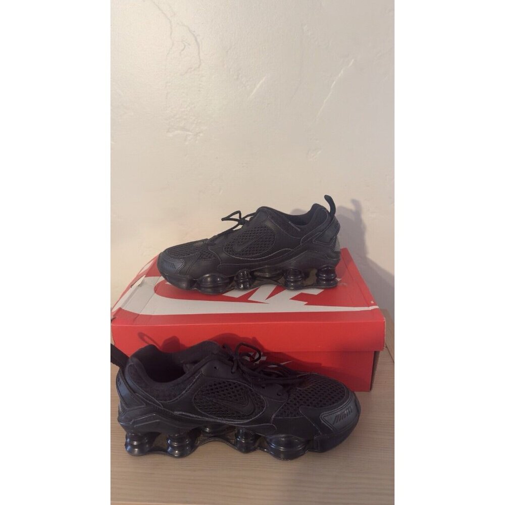 Nike Shox TL Nova Triple White (Women's)  Triple Black CV3602-103 Size 7.5 Women